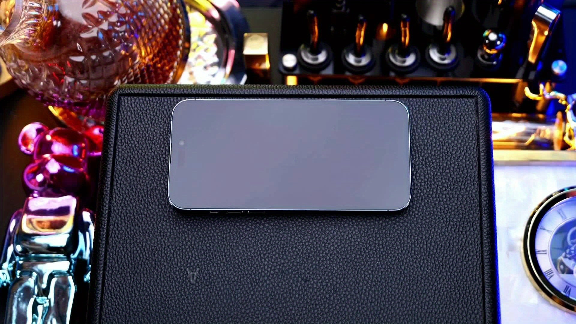 MAGIC JOHN Glass Screen Protector For iPhone 15 14 13 12 11 Pro Max XR XS Tempered Glass Screen Protector, 2pack Auto Dust-Elimination, Bubble Free, HD Clear, Easy Installation