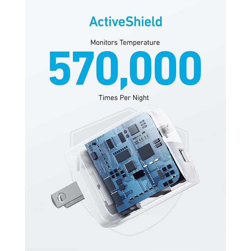 USB C Charger 33W, Anker 323 Charger, 2 Port Compact Charger with Foldable Plug for iPhone 15/15 Plus/15 Pro/15 Pro Max/14/13, Pixel, Galaxy, iPad/iPad Mini and More (Cable Not Included) - White