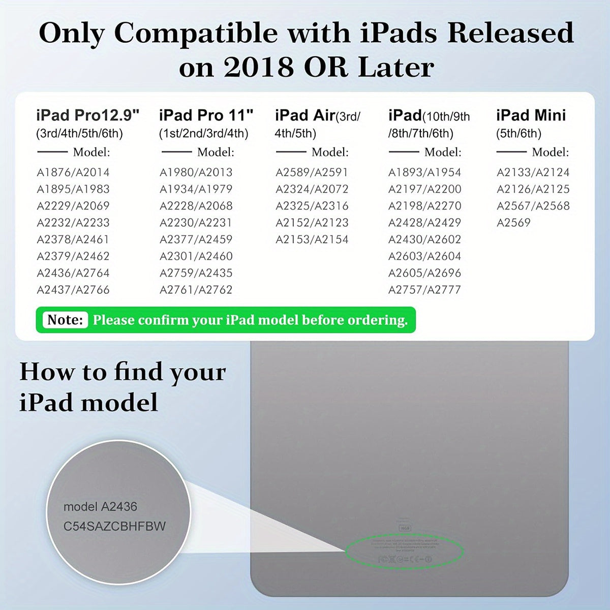 Stylus Pen for iPad - Fast Charging, Compatible with Apple Pencil 2nd Gen, iPad 9th/10th Gen, iPad Pro 11/12.9 3/4/5 Gen, iPad Mini 5/6, iPad 6/7/8, iPad Air 3/4/5, and More (2018-2024)