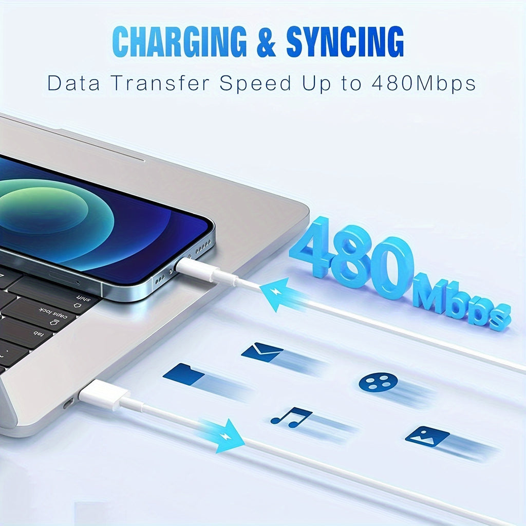 For IPhone Charging Cable 3pcs/1pc 3FT 6FT 10FT MFi Certified Fast Data CableFast Charging Cable Charger Compatible With IPhone 14 13 12 11 XS XR X Pro Max Mini 8 7 6S 6 Plus 5S SE IPad AirPods