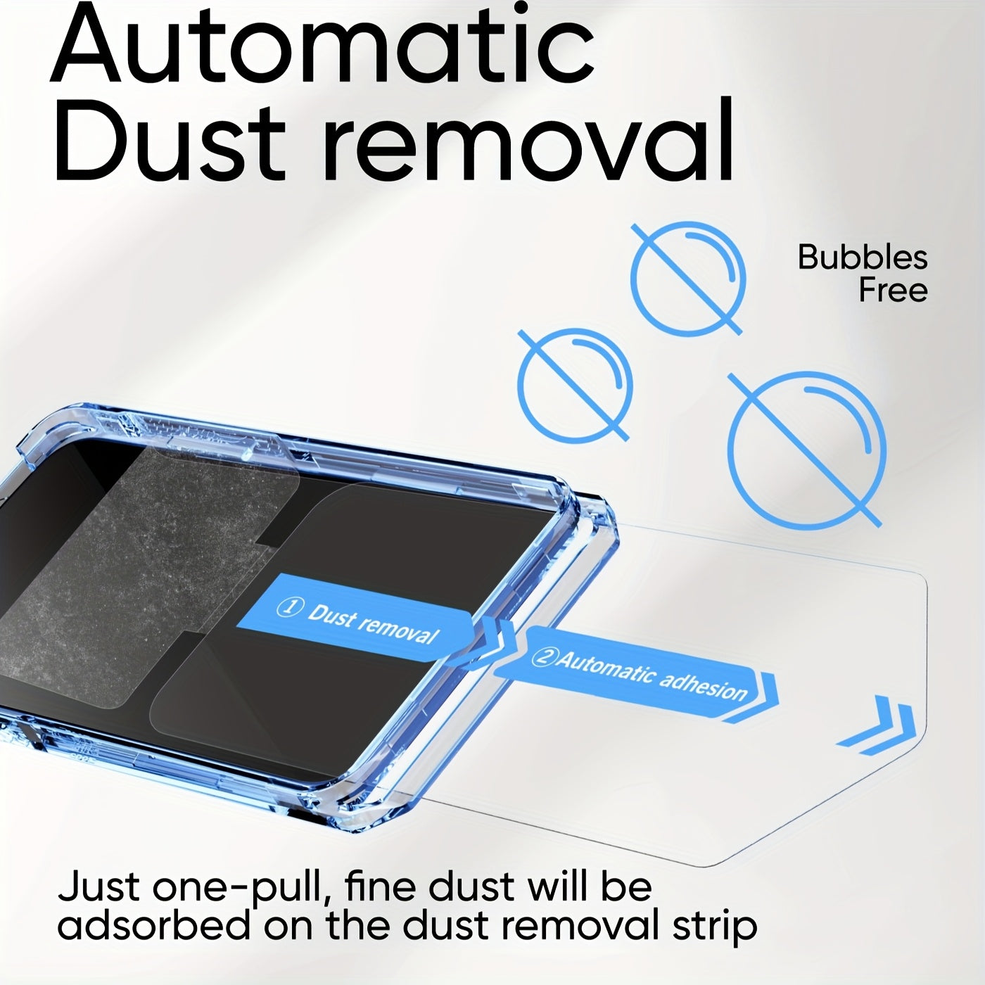 MAGIC JOHN 2 Pack For IPhone 16 Pro Max Plus Tempered Glass Screen Protector, Auto Dust-Elimination Installation, Bubble Free, Dynamic Island Compatible, HD Clear, Easy Installation