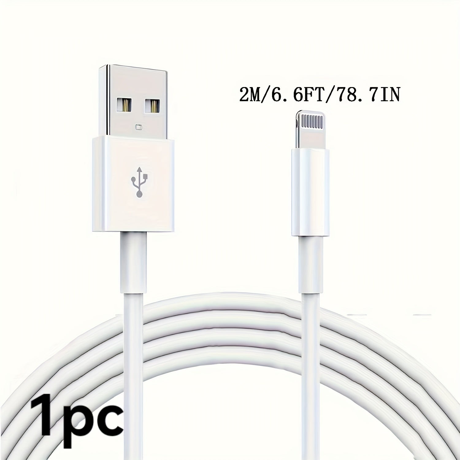 For IPhone Charging Cable 3pcs/1pc 3FT 6FT 10FT MFi Certified Fast Data CableFast Charging Cable Charger Compatible With IPhone 14 13 12 11 XS XR X Pro Max Mini 8 7 6S 6 Plus 5S SE IPad AirPods