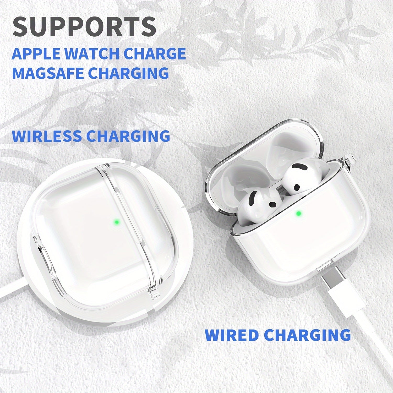 Clear Case for AirPods 4 with Active Noise Cancellation - Anti-Yellowing, Includes Cleaner Kit & Lanyard