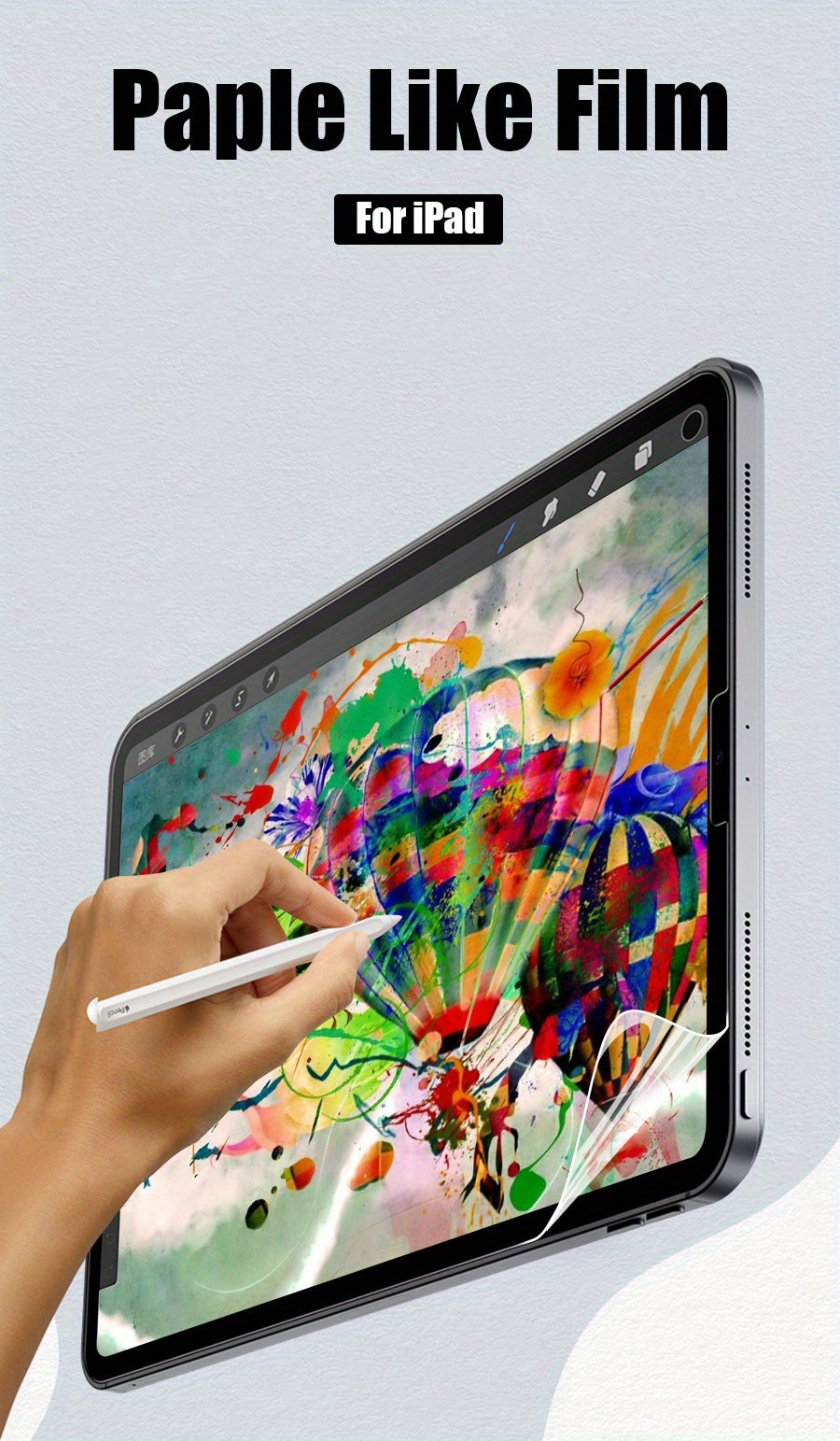 2 Sheets Matte Paper Writing Screen Protector For IPad Air 4 5 3 2 1, IPad 10 2022 10.9, IPad 9 8 7 2021 2020 2019 10.2, IPad Pro 11 12.9, IPad Mini 6 8.3, IPad 5 6 2017 2018 9.7, Anti-Glare Sensitive Touch, Office/Painting,