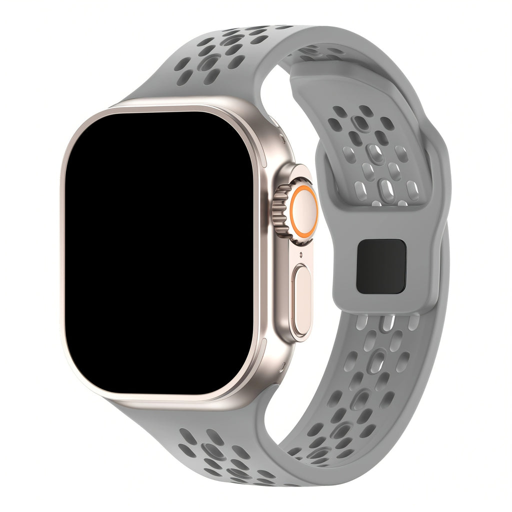 3 Pack Silicone Sport Breathable Watch Band Silicone Strap For Apple Watch IWatch Series Ultra 2 SE 10 8 7 6 5 4 3 2 1 38mm 40mm 41mm 42mm 44mm 45mm 46mm 49mm