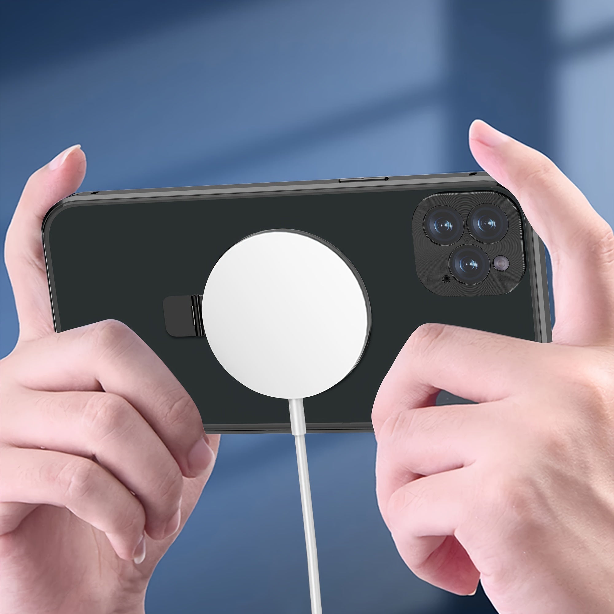 Full Body 360 Protector Cover Front+Back Phone Case For Iphone 12/12 Pro/12 Promax/13/13 Pro/13 ProMax/14/14 Plus/14Pro/14 ProMax/15 Pro/15/15 Plus/15 ProMax, With Lens Protection, Screen Protection And Stand, With Magnetic,