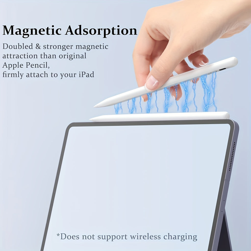 Stylus Pen for iPad - Fast Charging, Compatible with Apple Pencil 2nd Gen, iPad 9th/10th Gen, iPad Pro 11/12.9 3/4/5 Gen, iPad Mini 5/6, iPad 6/7/8, iPad Air 3/4/5, and More (2018-2024)