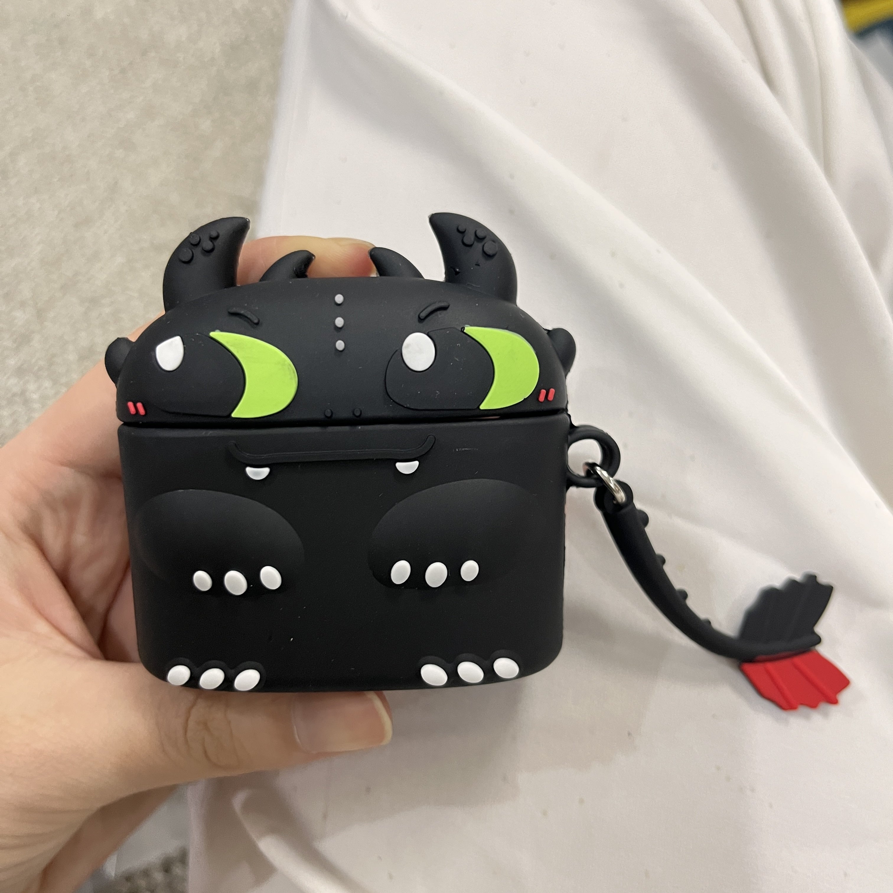 3D Cartoon Silicone Case for Airpod 1, 2, and Airpods Pro - Soft, Durable, Shock-Absorbing TPU Material - Cute Dinosaur Design, Perfect Fit, Easy to Install and Remove