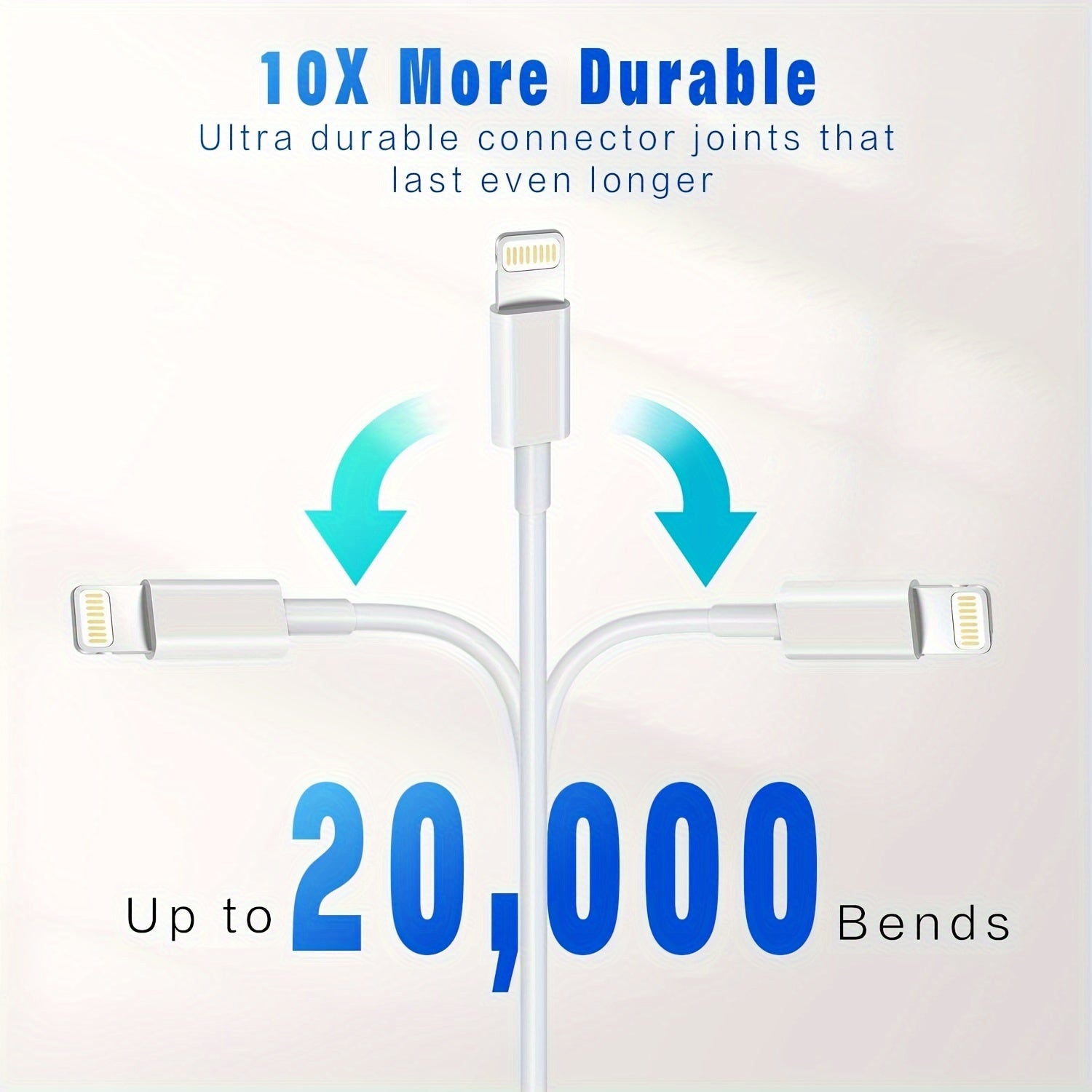 For IPhone Charging Cable 3pcs/1pc 3FT 6FT 10FT MFi Certified Fast Data CableFast Charging Cable Charger Compatible With IPhone 14 13 12 11 XS XR X Pro Max Mini 8 7 6S 6 Plus 5S SE IPad AirPods