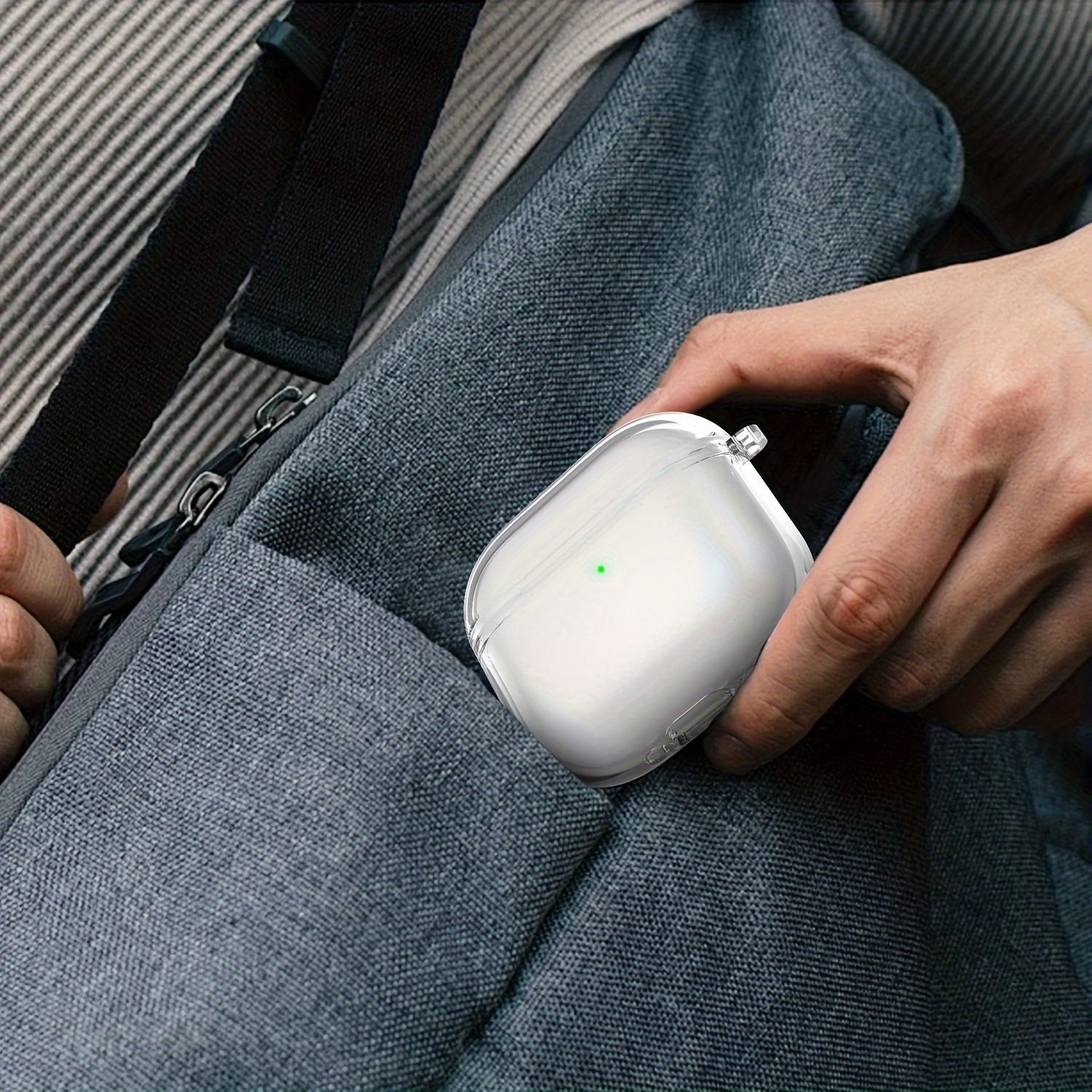 Clear Case for AirPods 4 with Active Noise Cancellation - Anti-Yellowing, Includes Cleaner Kit & Lanyard