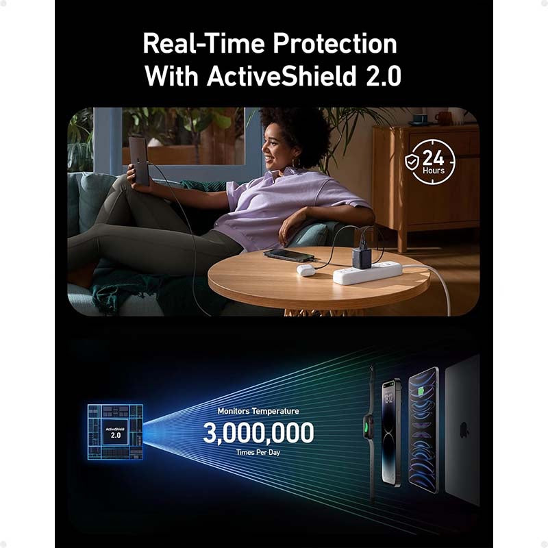 Anker Prime 67W USB C Charger, Anker GaN 3-Port Compact Fast PPS Wall Charger, For MacBook Pro/Air, Pixelbook, iPad Pro, iPhone 15/14/Pro, Galaxy S23/S22, Note20, Pixel, Apple Watch