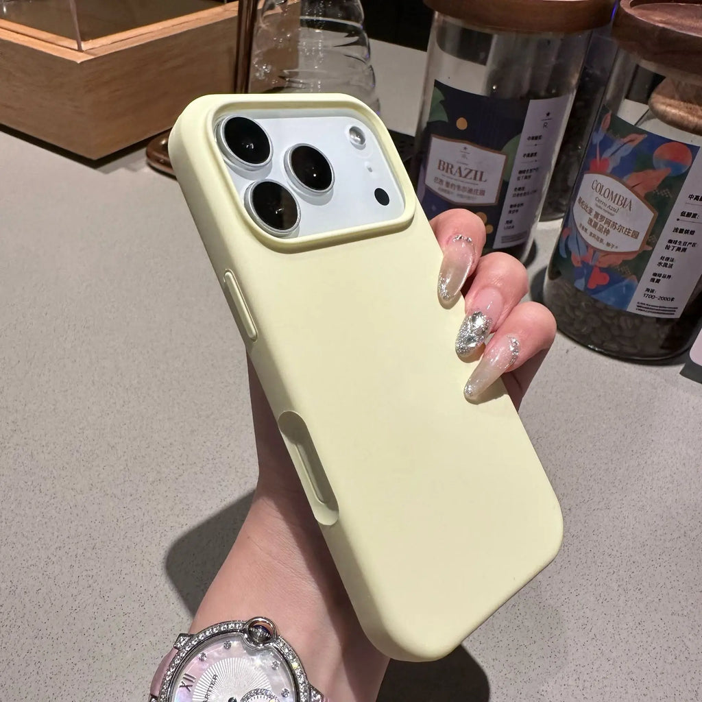 Minimalist Matte Skin Feel Wireless Charge Magnetic Phone Case for iPhone 17 16 15 14 13...Pro Max Plus Soft SIlicone Back Cover