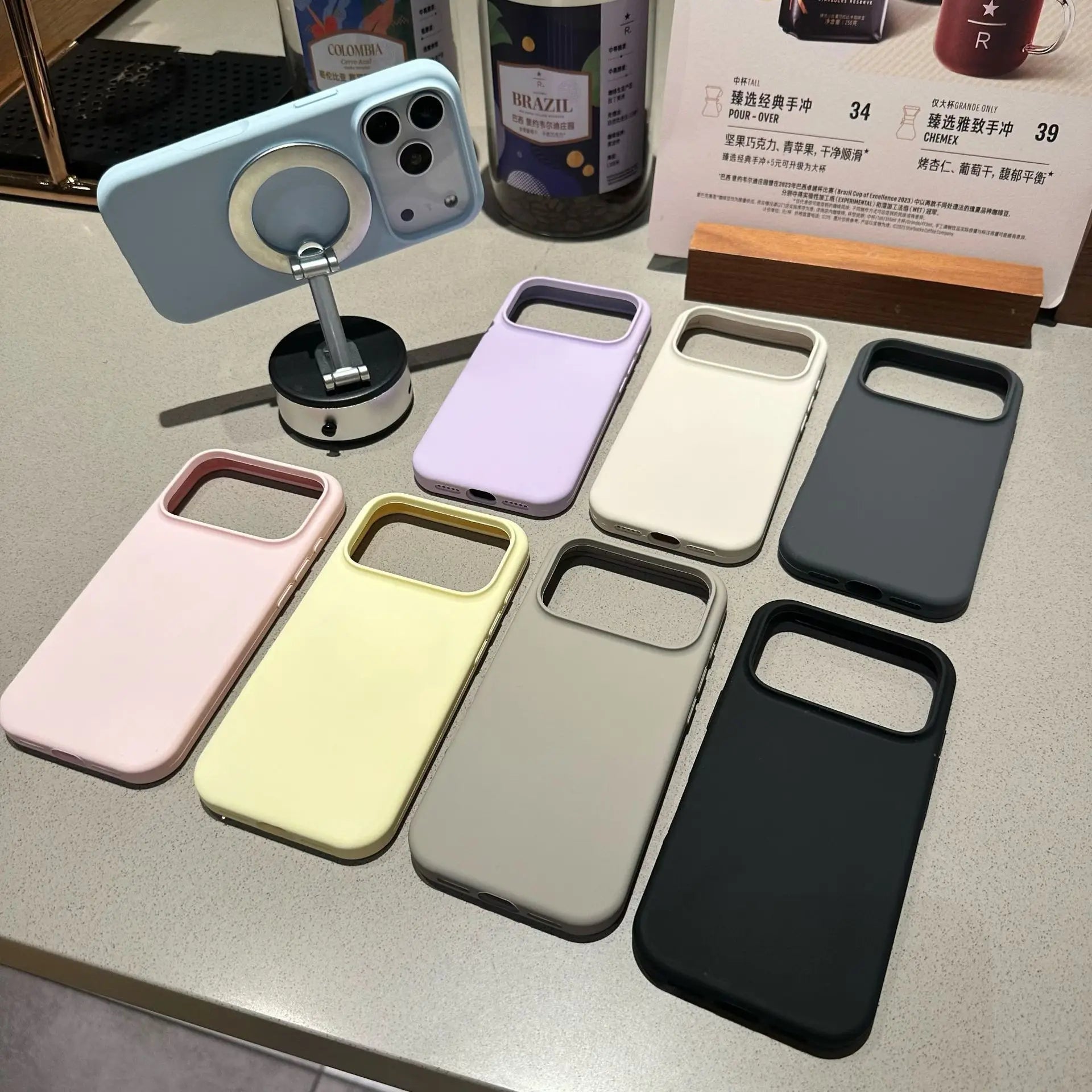 Minimalist Matte Skin Feel Wireless Charge Magnetic Phone Case for iPhone 17 16 15 14 13...Pro Max Plus Soft SIlicone Back Cover