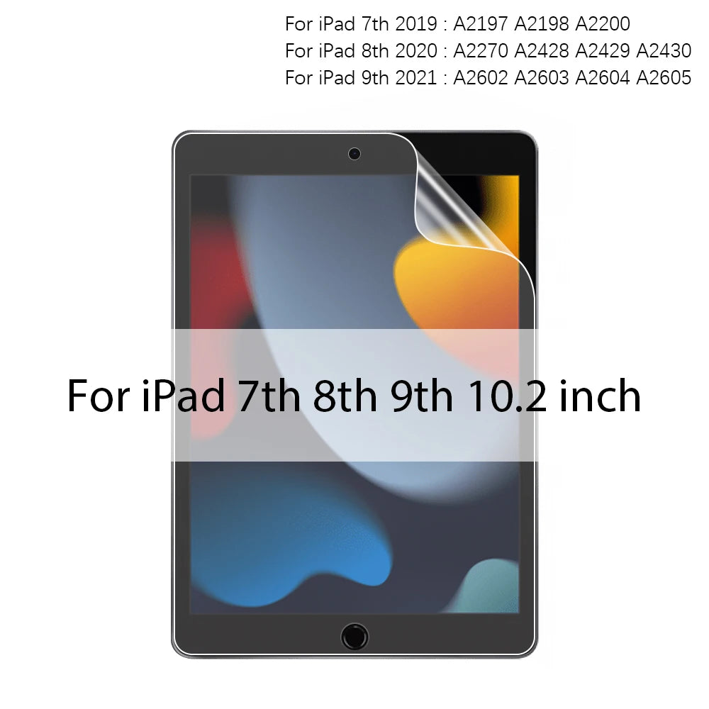 Like Paper Film For Ipad Pro 13 11 M4 M2 2024 12.9 10 9 9th 10th Generation Screen Protector For Ipad Air 5 4 3 Mini 6 8th Matte