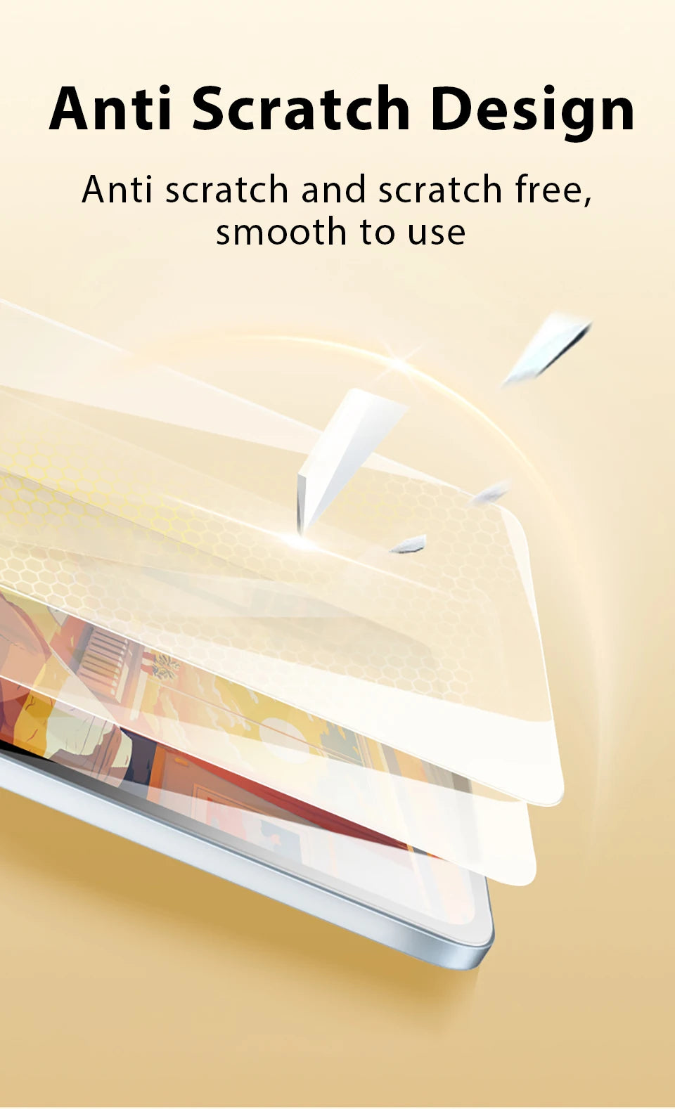 Like Paper Film For Ipad Pro 13 11 M4 M2 2024 12.9 10 9 9th 10th Generation Screen Protector For Ipad Air 5 4 3 Mini 6 8th Matte