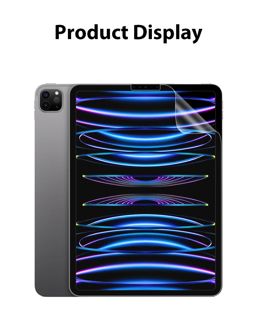 Like Paper Film For Ipad Pro 13 11 M4 M2 2024 12.9 10 9 9th 10th Generation Screen Protector For Ipad Air 5 4 3 Mini 6 8th Matte