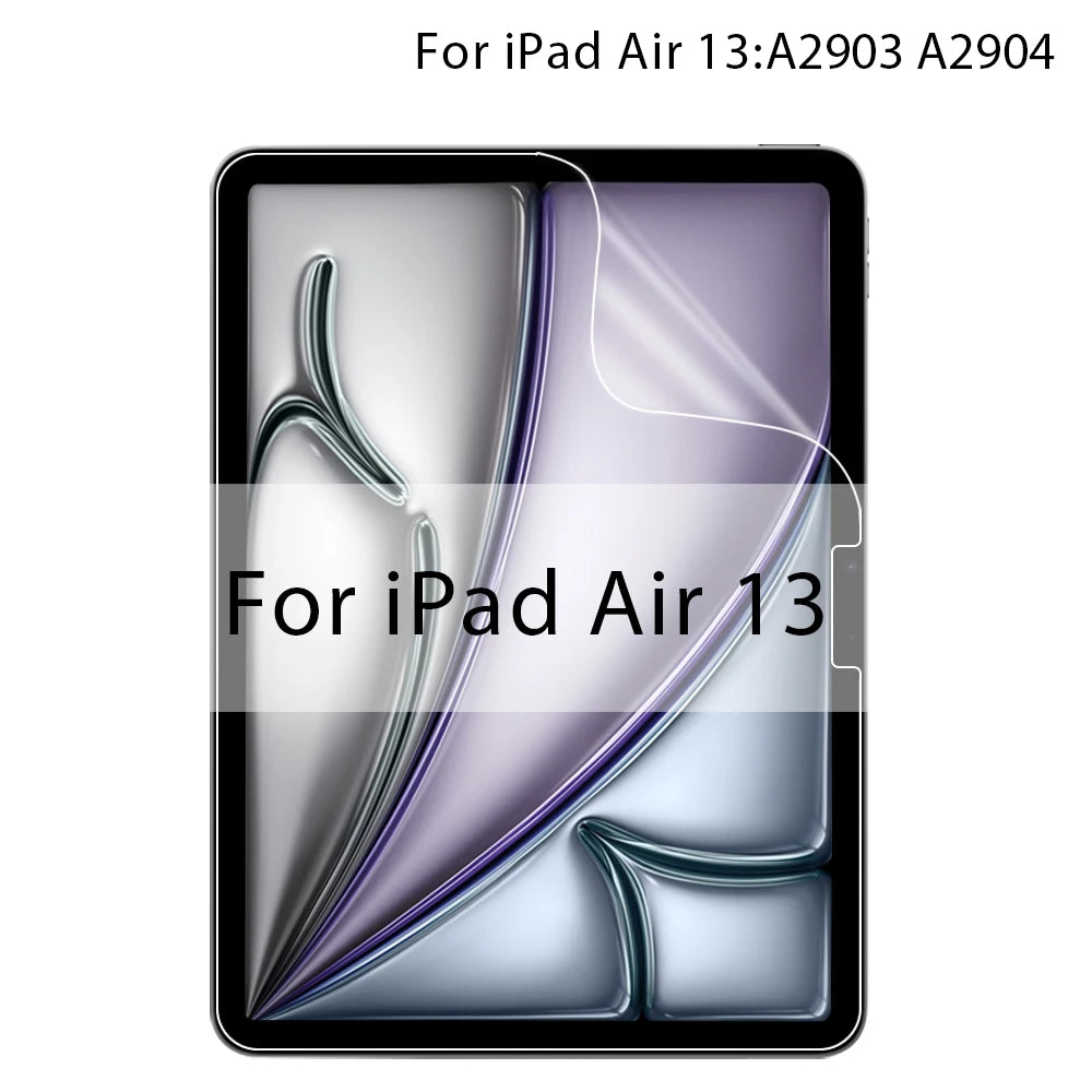 Like Paper Film For Ipad Pro 13 11 M4 M2 2024 12.9 10 9 9th 10th Generation Screen Protector For Ipad Air 5 4 3 Mini 6 8th Matte