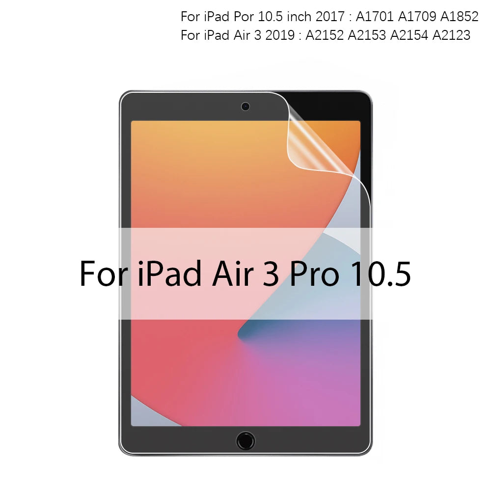 Like Paper Film For Ipad Pro 13 11 M4 M2 2024 12.9 10 9 9th 10th Generation Screen Protector For Ipad Air 5 4 3 Mini 6 8th Matte