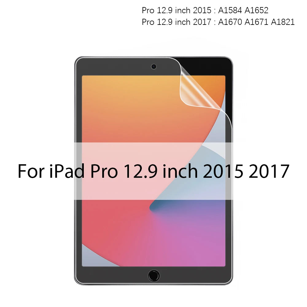 Like Paper Film For Ipad Pro 13 11 M4 M2 2024 12.9 10 9 9th 10th Generation Screen Protector For Ipad Air 5 4 3 Mini 6 8th Matte