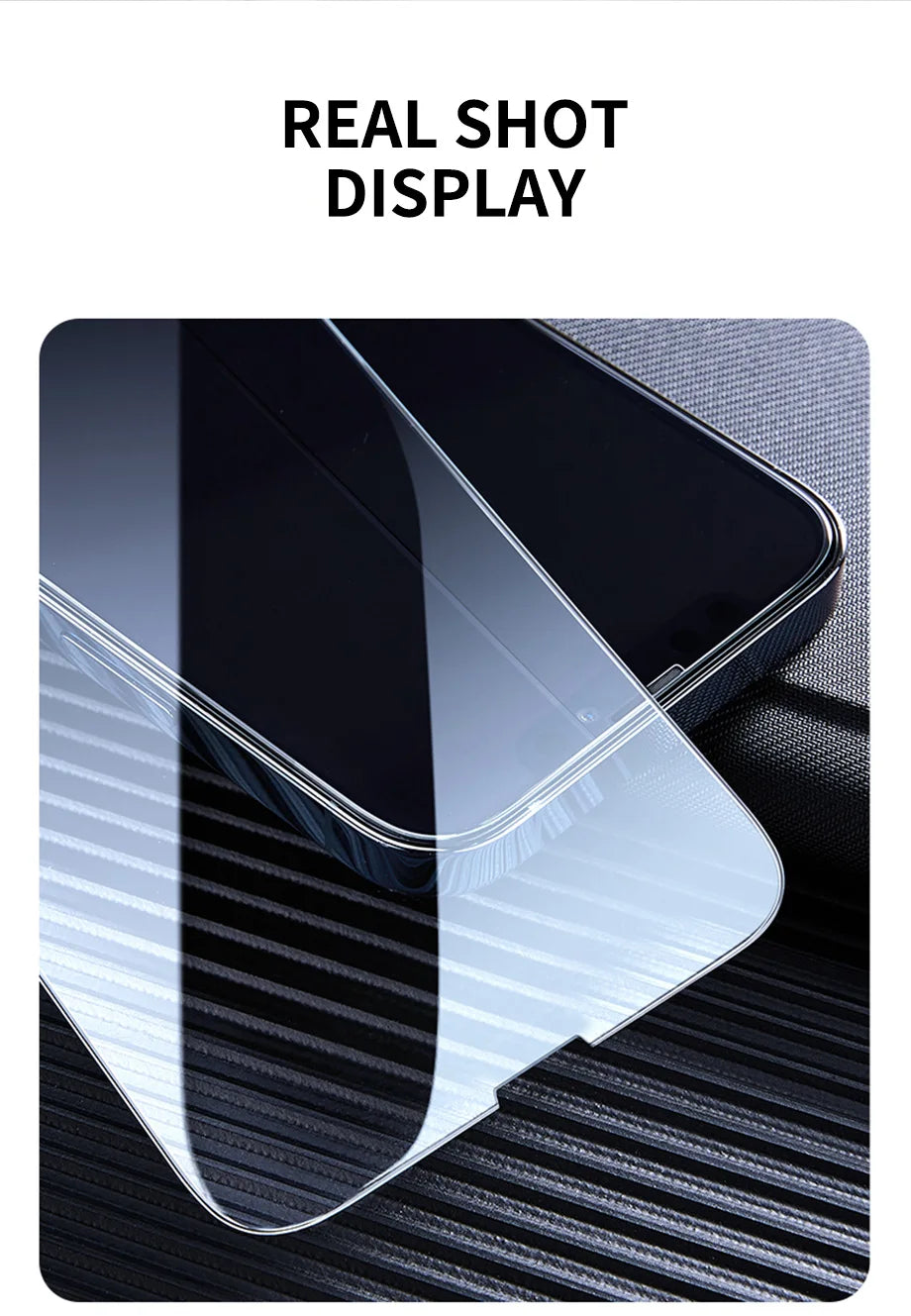 3Pcs Tempered Glass for iPhone 14 13 12 11 15 Pro Max Mini Screen Protector for iPhone 17 XR XS MAX 7 8 Plus 16 Protective Glass