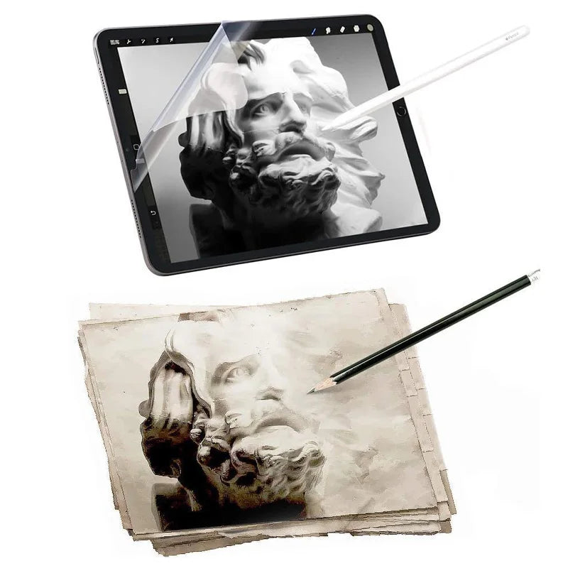 Paper Feel Screen Protector Film Matte PET Painting Write For iPad 10th Gen Air 5 4 10.9 2022 Pro 11 12.9 Ipad 10.2 9th 8th 7th