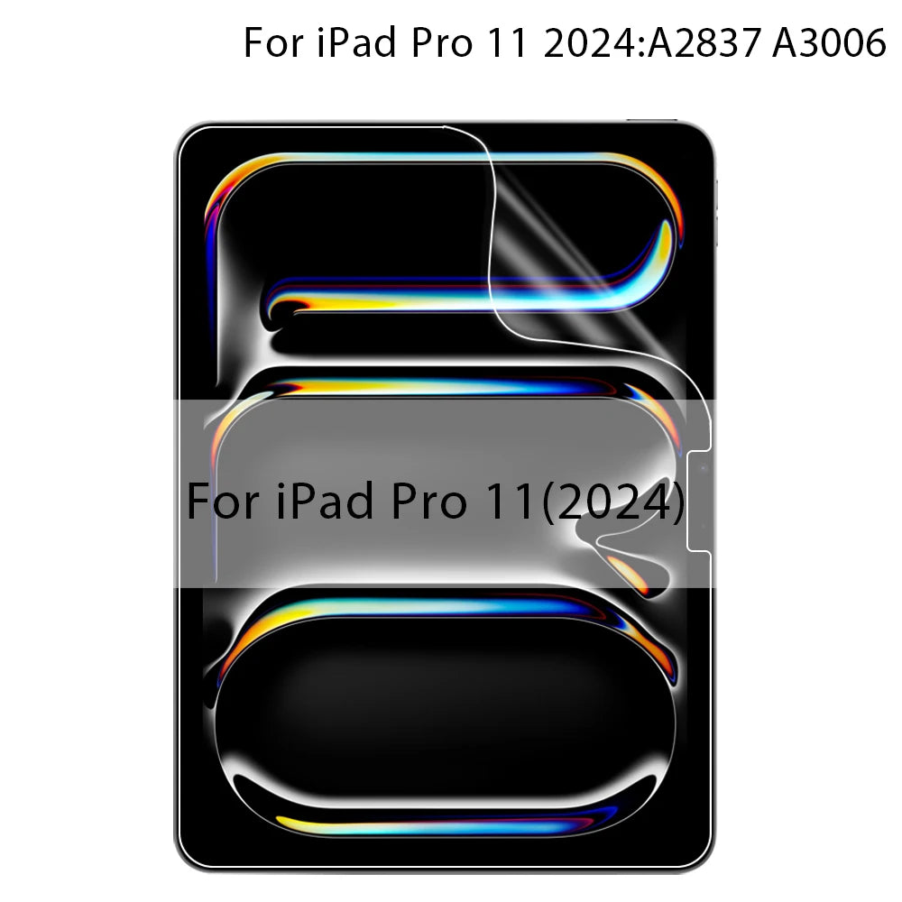 Like Paper Film For Ipad Pro 13 11 M4 M2 2024 12.9 10 9 9th 10th Generation Screen Protector For Ipad Air 5 4 3 Mini 6 8th Matte