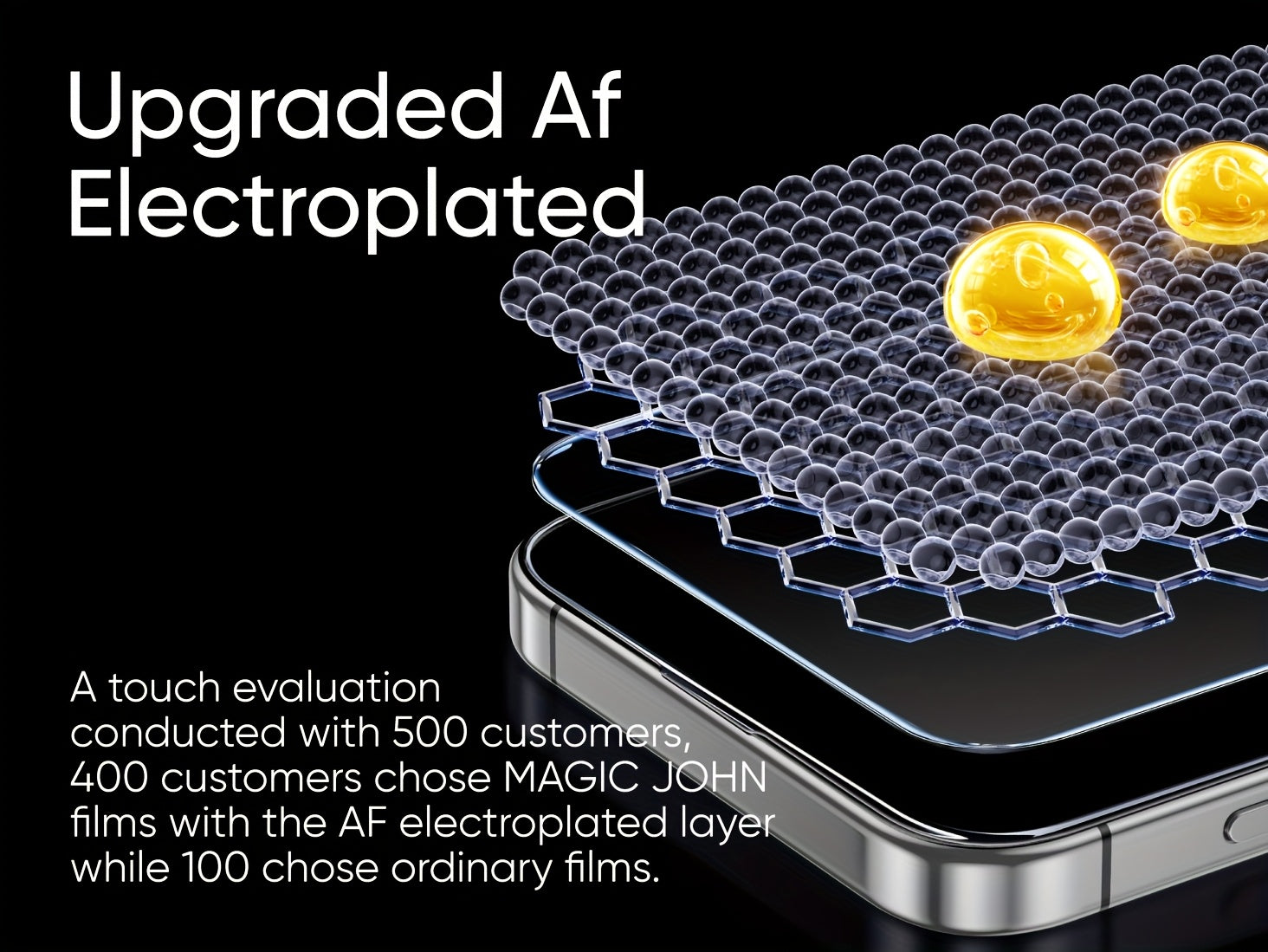 MAGIC JOHN 2 Pack For IPhone 16 Pro Max Plus Tempered Glass Screen Protector, Auto Dust-Elimination Installation, Bubble Free, Dynamic Island Compatible, HD Clear, Easy Installation