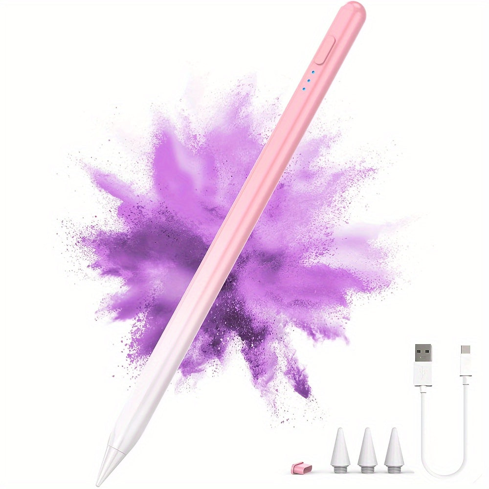 Stylus Pen For IPad (2018-2024) With Fast Charging & Palm Rejection, Compatible With Apple IPad Pro M4 2024, IPad Air M2 2024, IPad Pro 11/12.9 Inch, IPad 10-6th, IPad Air 5th-3rd, IPad Mini 6/5th