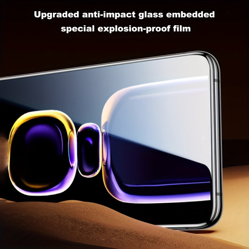 2 Pieces Tempered Film With Instant Stick Box, Suitable For Samsung Galaxy S23 Plus Screen Protector Film With Dust-free Compartment Instant Stick Box Tempered Film To Protect The Full Screen Of The Phone For Samsung Galaxy S