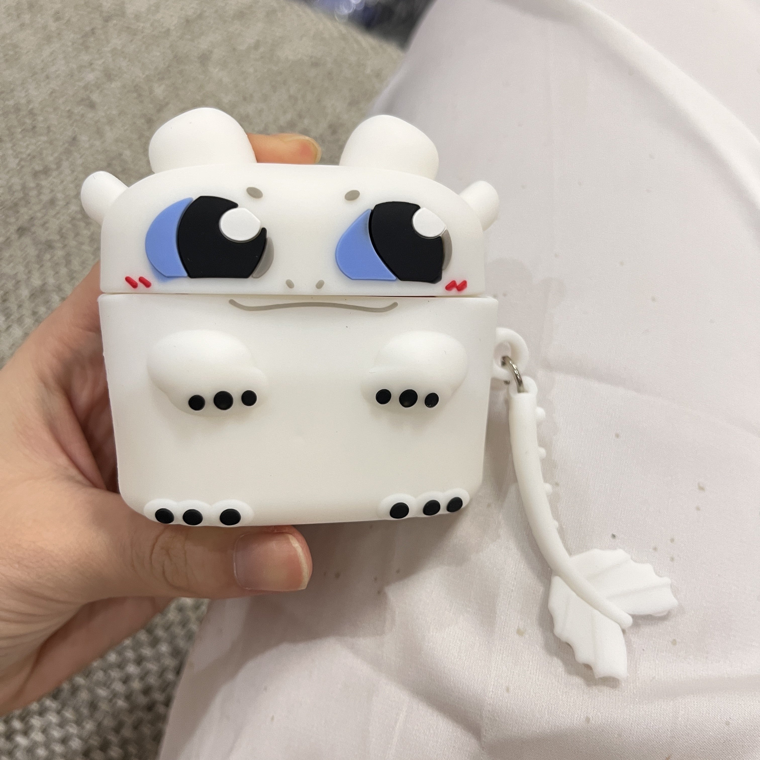 3D Cartoon Silicone Case for Airpod 1, 2, and Airpods Pro - Soft, Durable, Shock-Absorbing TPU Material - Cute Dinosaur Design, Perfect Fit, Easy to Install and Remove