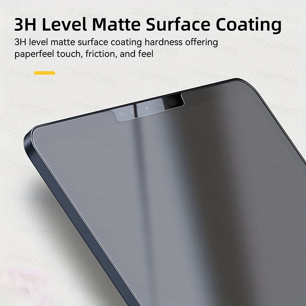 2 Sheets Matte Paper Writing Screen Protector For IPad Air 4 5 3 2 1, IPad 10 2022 10.9, IPad 9 8 7 2021 2020 2019 10.2, IPad Pro 11 12.9, IPad Mini 6 8.3, IPad 5 6 2017 2018 9.7, Anti-Glare Sensitive Touch, Office/Painting,