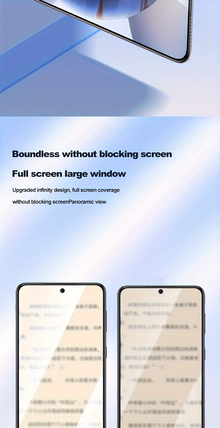 2 Pieces Tempered Film With Instant Stick Box, Suitable For Samsung Galaxy S23 Plus Screen Protector Film With Dust-free Compartment Instant Stick Box Tempered Film To Protect The Full Screen Of The Phone For Samsung Galaxy S