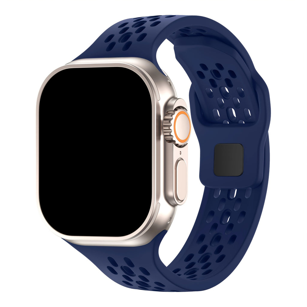 3 Pack Silicone Sport Breathable Watch Band Silicone Strap For Apple Watch IWatch Series Ultra 2 SE 10 8 7 6 5 4 3 2 1 38mm 40mm 41mm 42mm 44mm 45mm 46mm 49mm