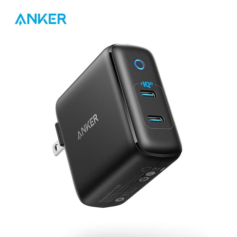 USB C Charger, Anker 40W 2-Port PIQ 3.0, PowerPort III Duo Type C Foldable Fast Charger, Power Delivery for iPhone 14/14 Plus/14 Pro/14 Pro Max/13, Galaxy, Pixel, iPad/iPad Mini, and More