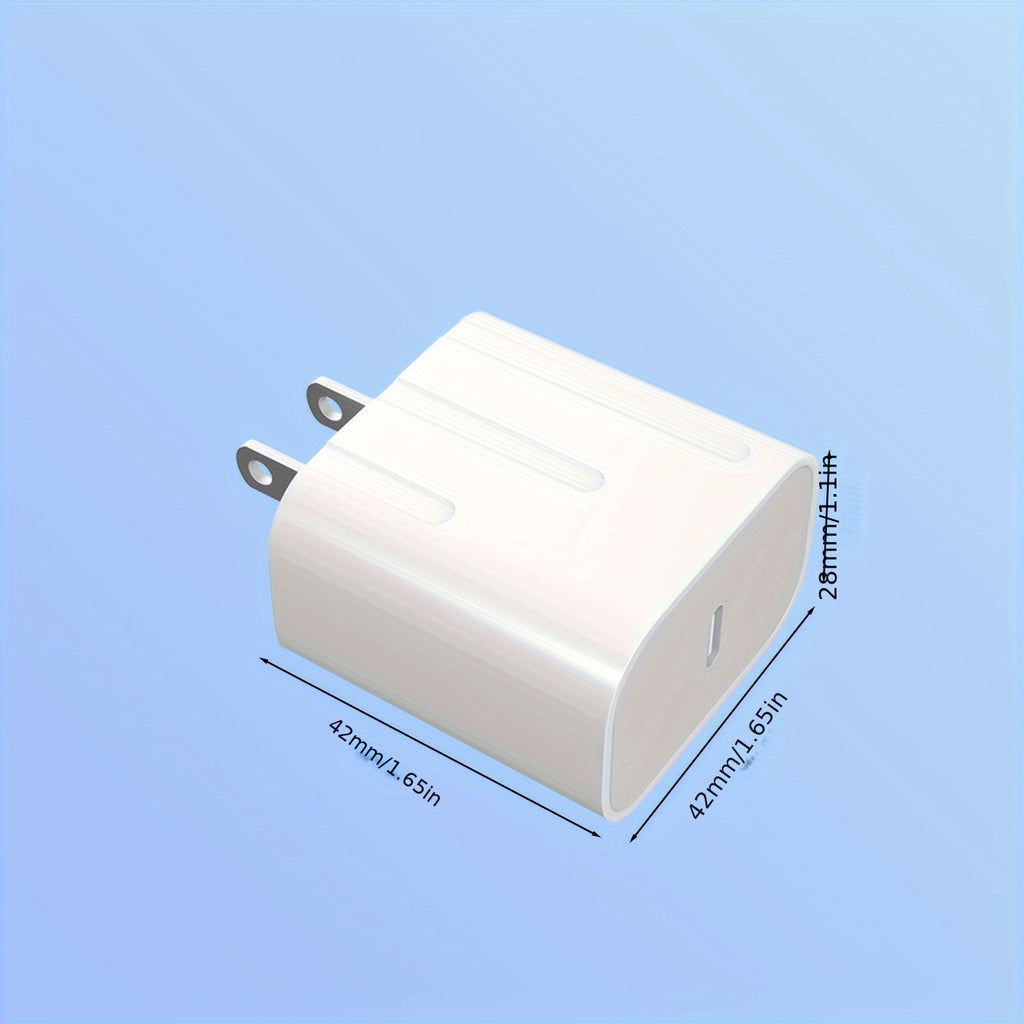 For IPhone Charger MFi Certified Super Fast Charging IPad Charger USB C Wall Charger Fast Charging 4FT Cable 2-PCS