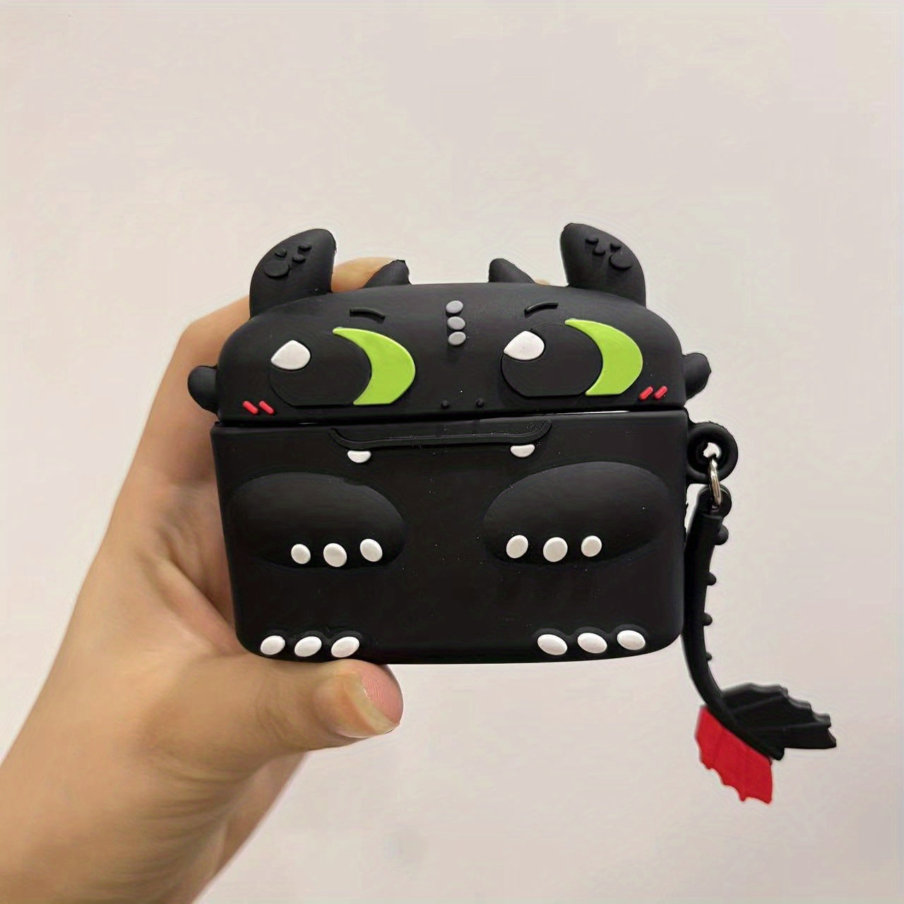 3D Cartoon Silicone Case for Airpod 1, 2, and Airpods Pro - Soft, Durable, Shock-Absorbing TPU Material - Cute Dinosaur Design, Perfect Fit, Easy to Install and Remove