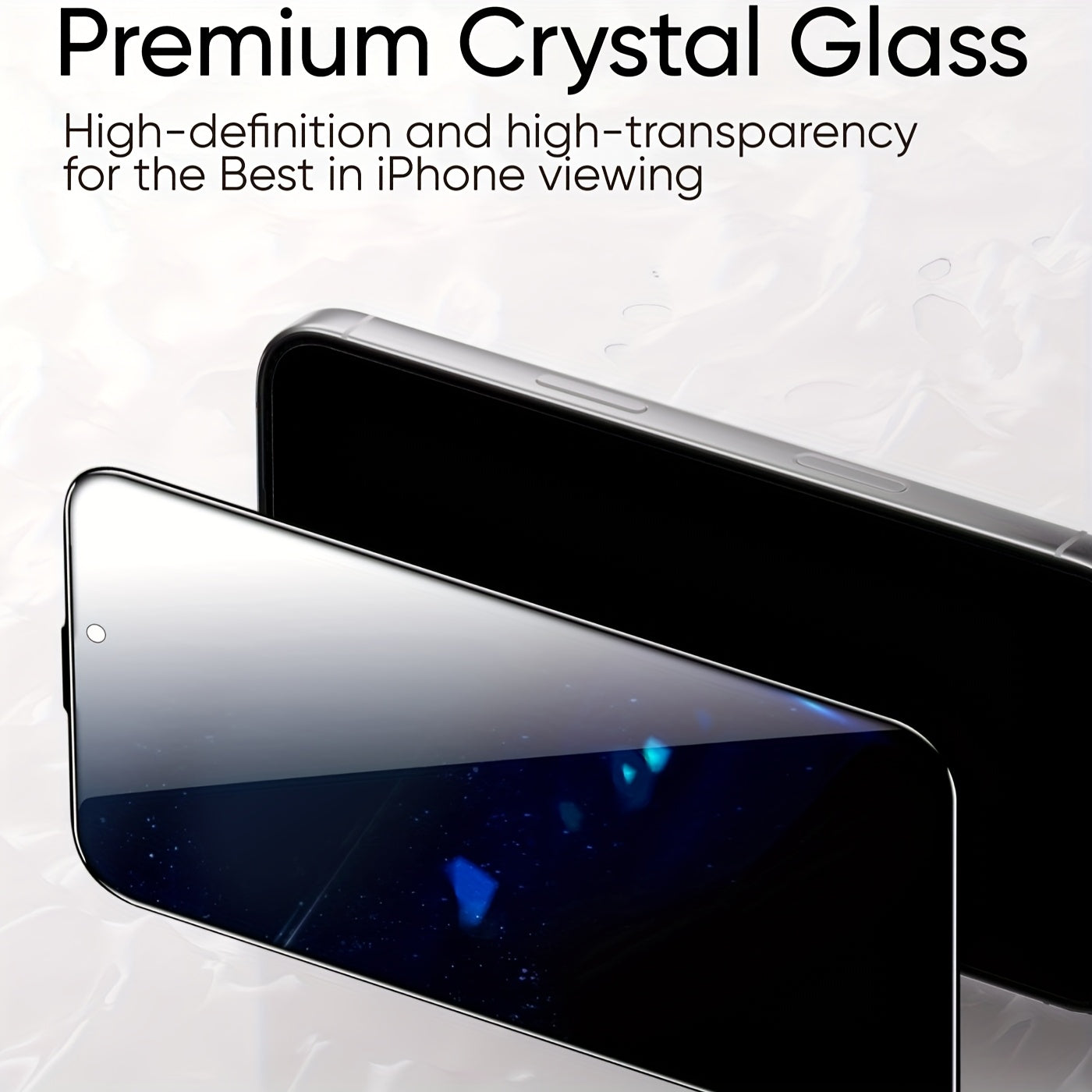 MAGIC JOHN 2 Pack For IPhone 16 Pro Max Plus Tempered Glass Screen Protector, Auto Dust-Elimination Installation, Bubble Free, Dynamic Island Compatible, HD Clear, Easy Installation