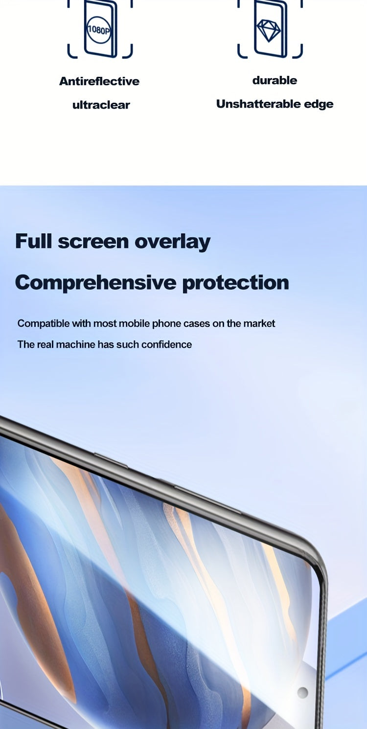 2 Pieces Tempered Film With Instant Stick Box, Suitable For Samsung Galaxy S23 Plus Screen Protector Film With Dust-free Compartment Instant Stick Box Tempered Film To Protect The Full Screen Of The Phone For Samsung Galaxy S